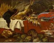 Vos Pauwel Paul de Still Life with Dead Game and Lobster - Hermitage